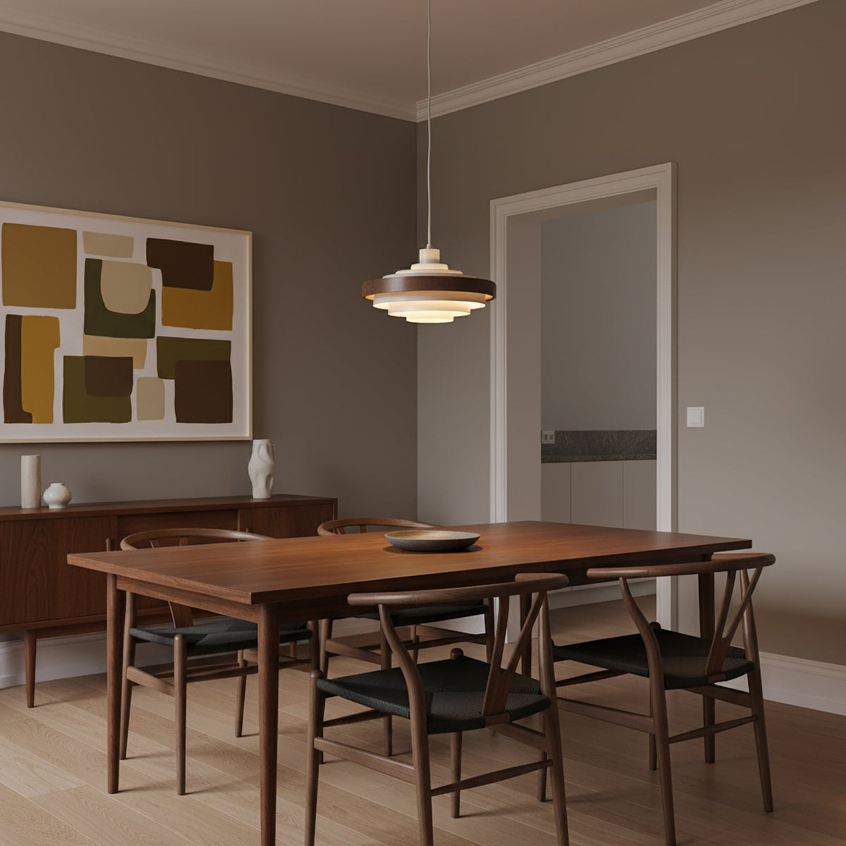 Modern Drum Pendant Light