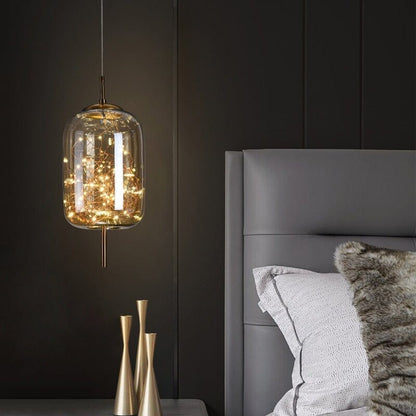 Nebula Smoky Glass Pendant Light