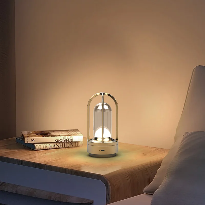 Lumora Wireless LED Table Lamp With Cordless Rechargeable Battery & Touch Switch