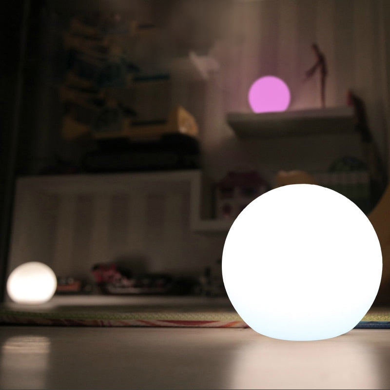Cordless LED Moon Globe Table Lamp
