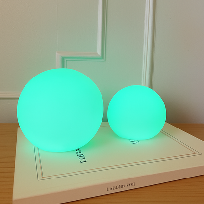 Cordless LED Moon Globe Table Lamp