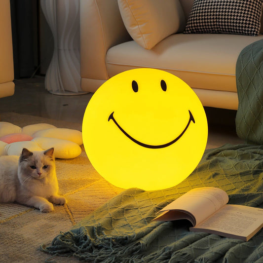 Cheerful Smiley Table Lamp