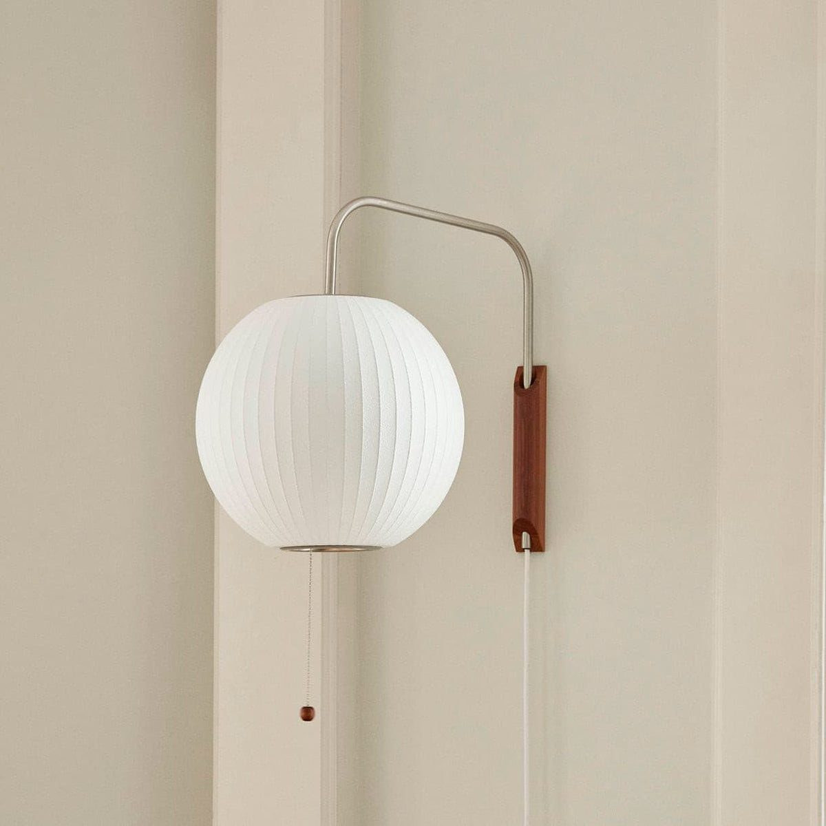 Modern Walnut Wall Lamp