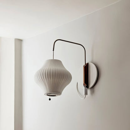 Modern Walnut Wall Lamp