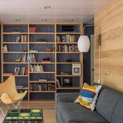 Modern Walnut Wall Lamp