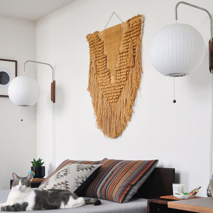 Modern Walnut Wall Lamp