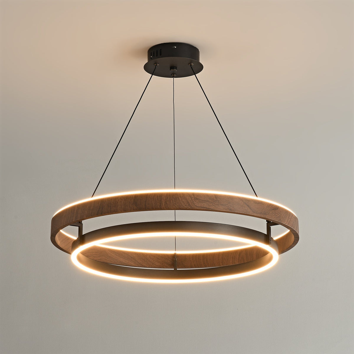 Double Ring LED Chandelier