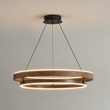 Double Ring LED Chandelier