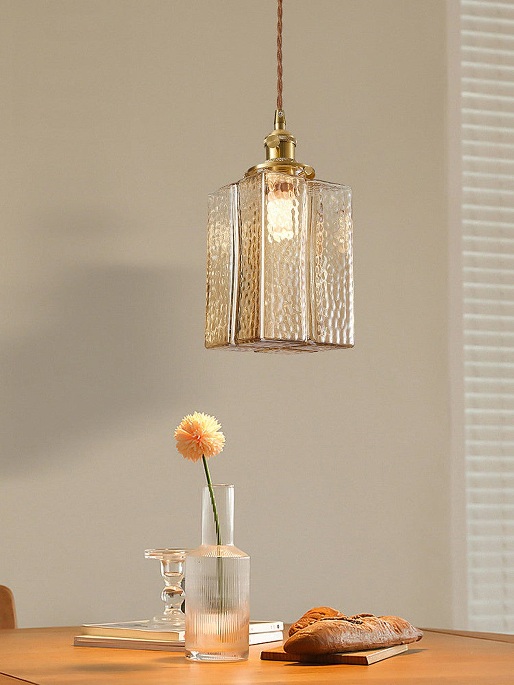 Hubert Glass Pendant Light