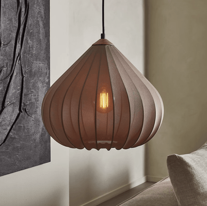 Valley Bloom Fabric Pendant Light
