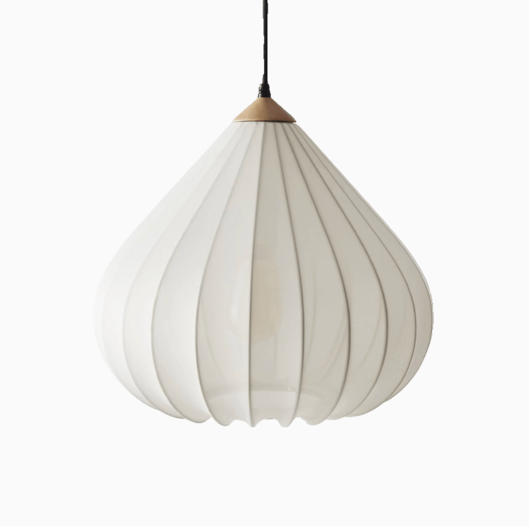 Valley Bloom Fabric Pendant Light
