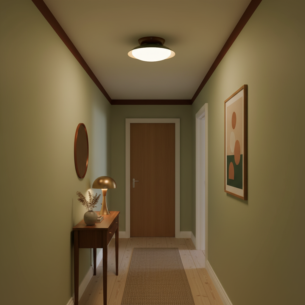 Paulo Modern Dome Ceiling Light