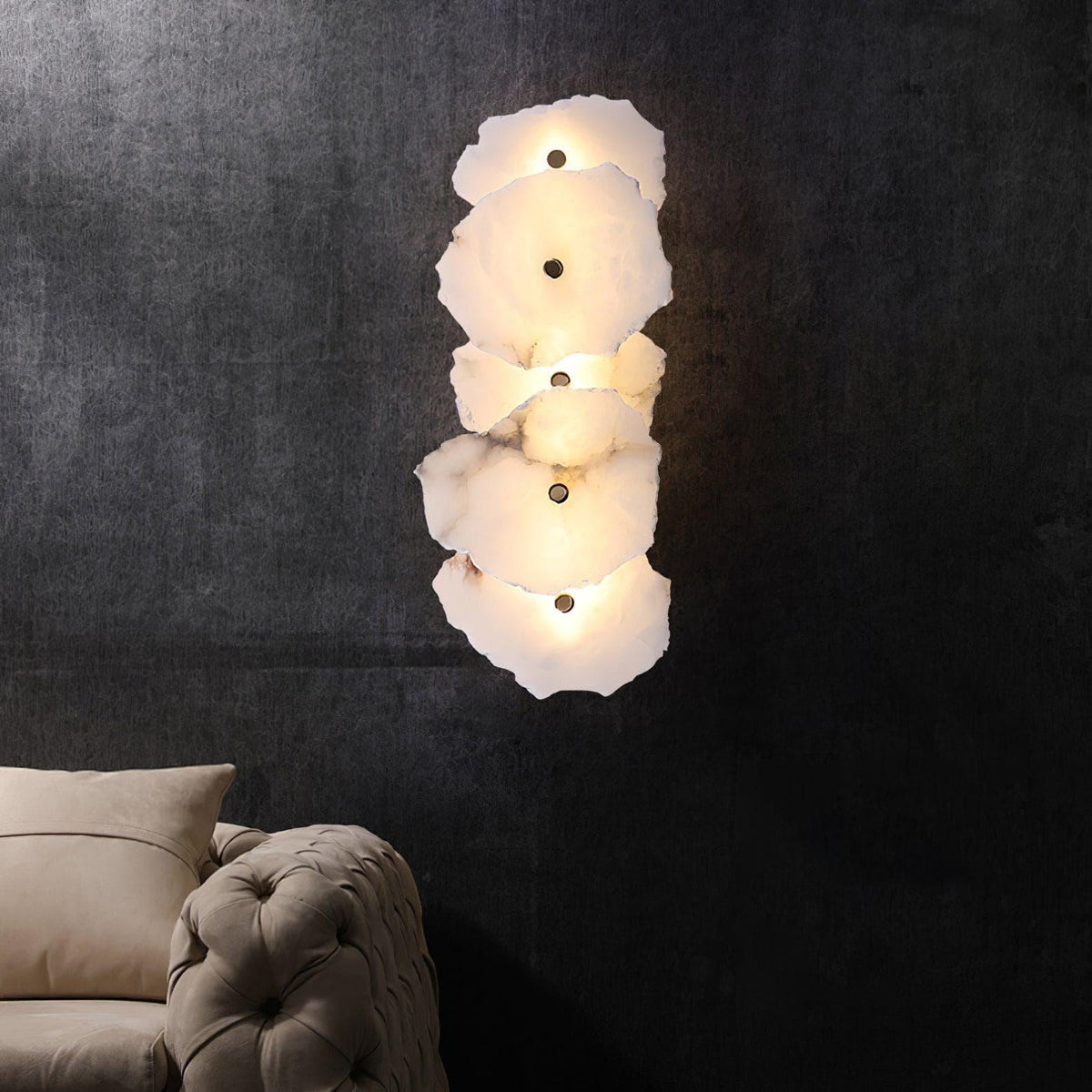 Alvera Alabaster Wall Light