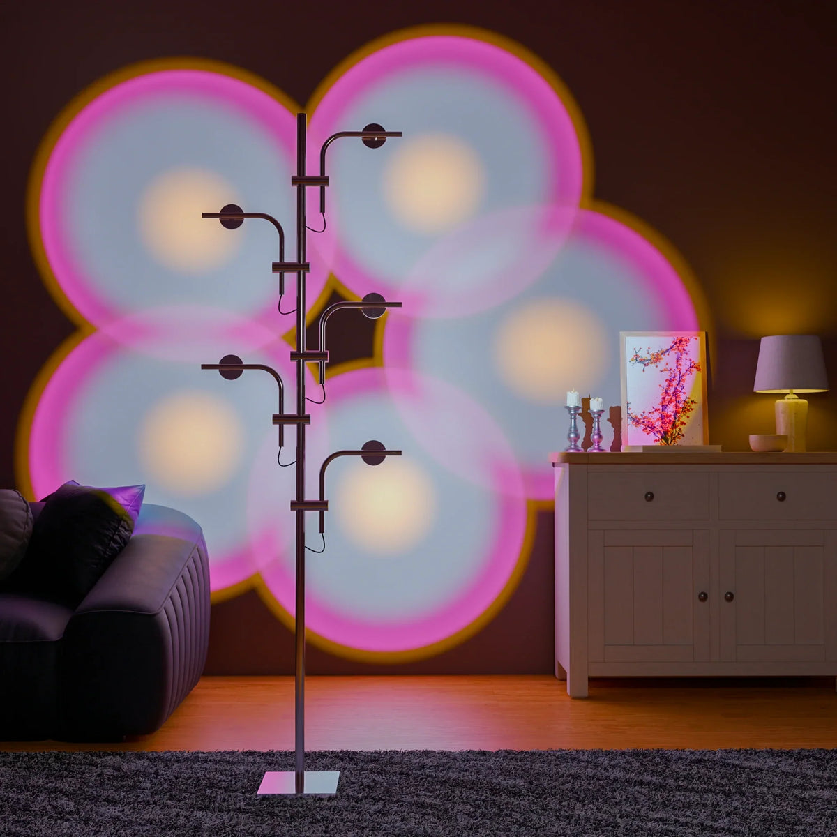 Solara Multi Head Sunset Floor Lamp