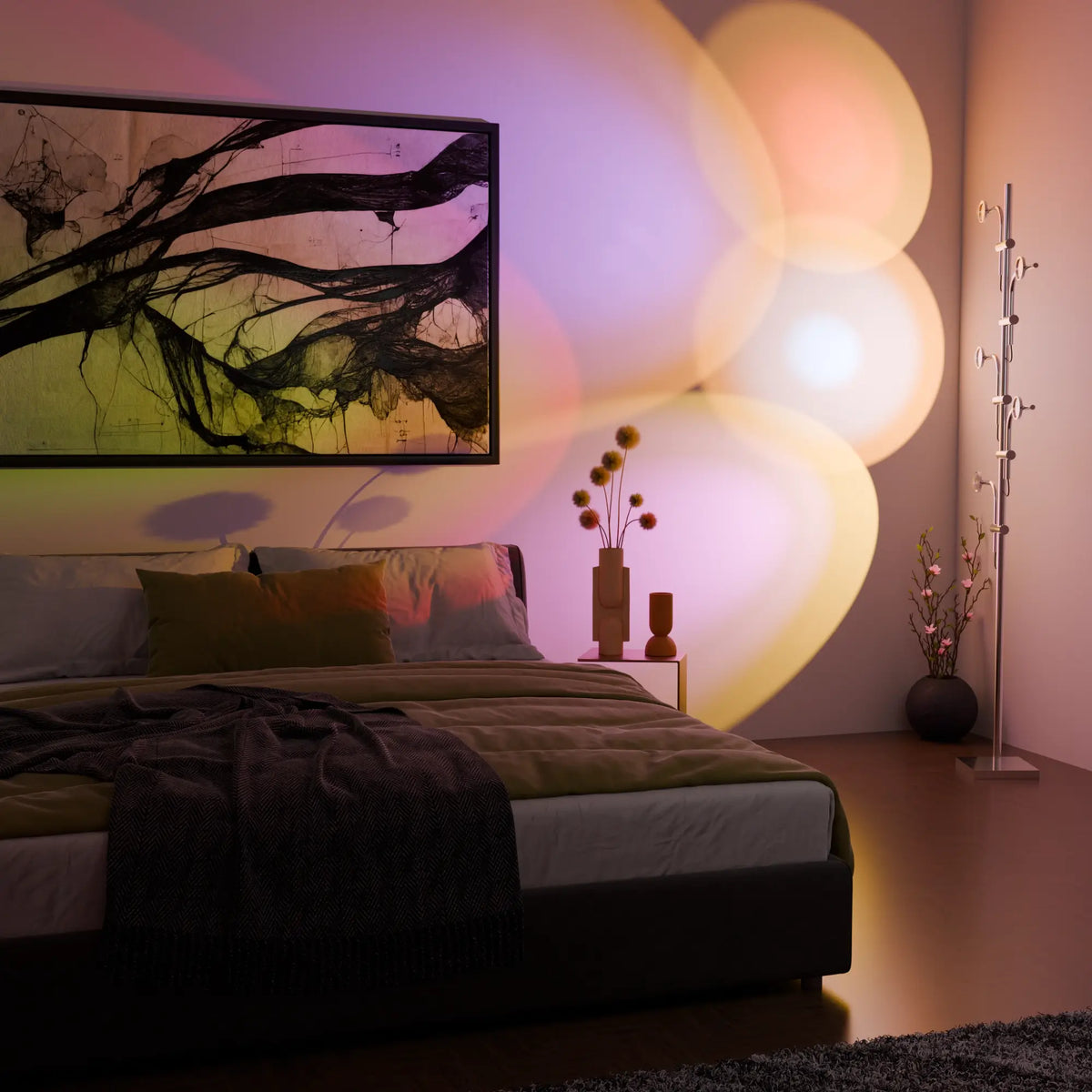 Solara Multi Head Sunset Floor Lamp