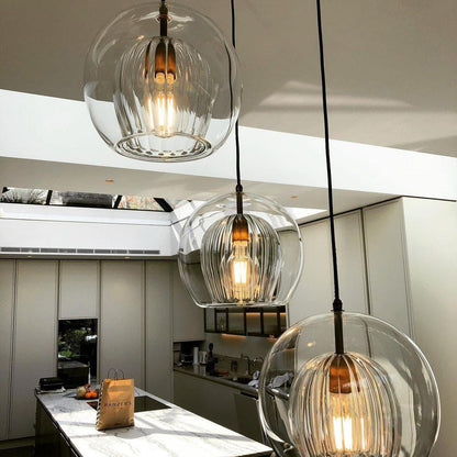 Lumière Pleated Crystal Pendant Light