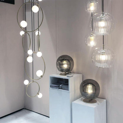 Lumière Pleated Crystal Pendant Light