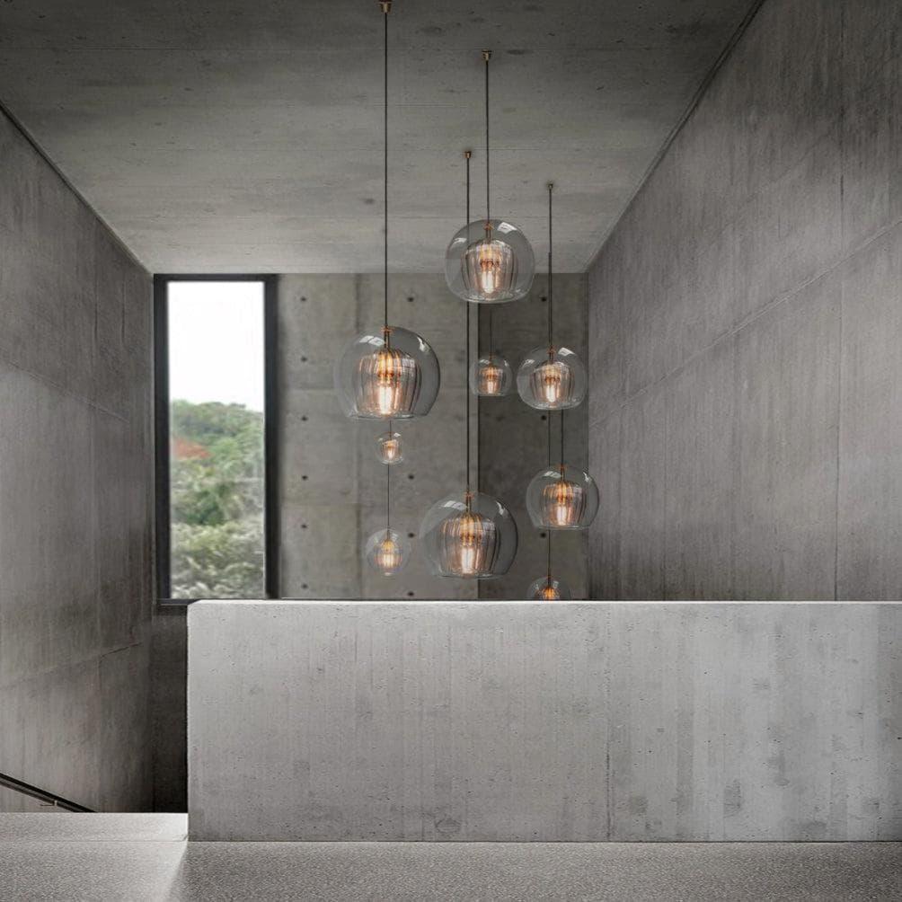 Lumière Pleated Crystal Pendant Light