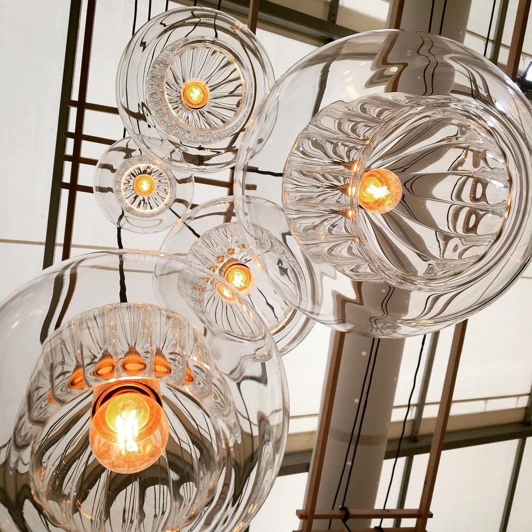Lumière Pleated Crystal Pendant Light