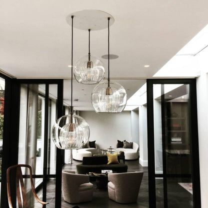 Lumière Pleated Crystal Pendant Light