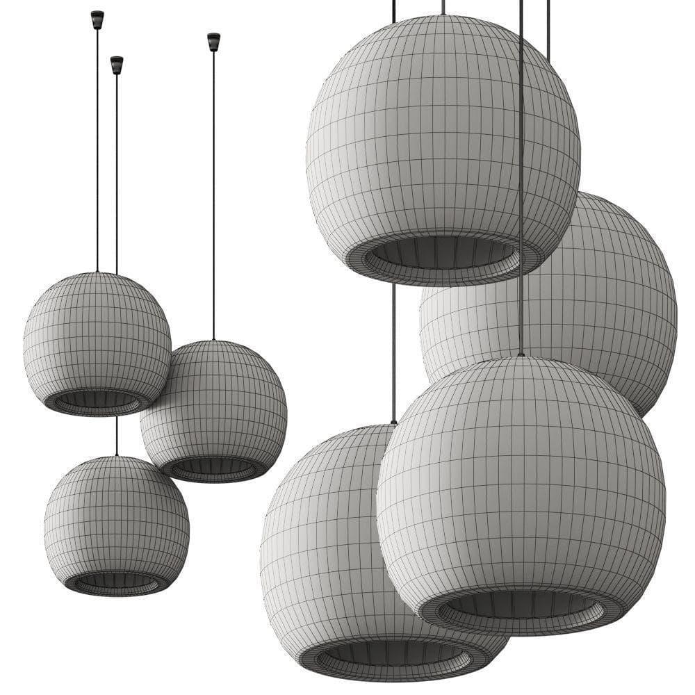 Lumière Pleated Crystal Pendant Light