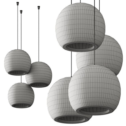 Lumière Pleated Crystal Pendant Light