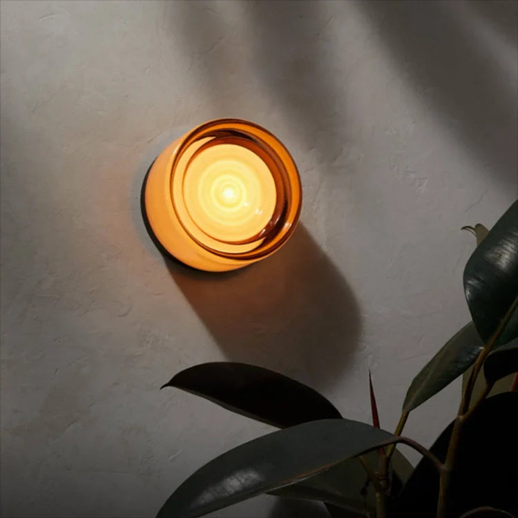 Original Dimple Glass Sconce Light
