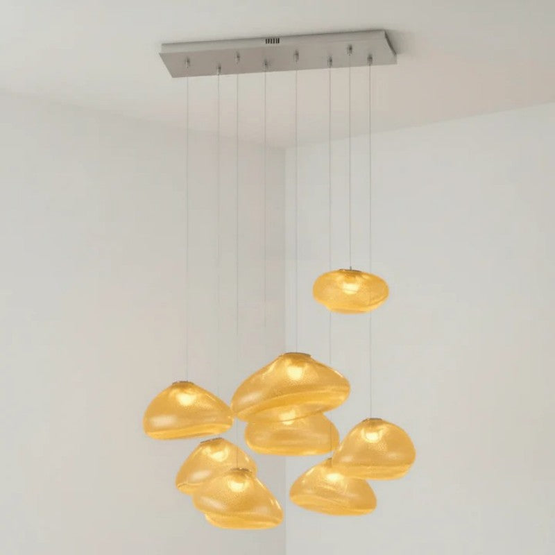 Random Glass Pendant Light