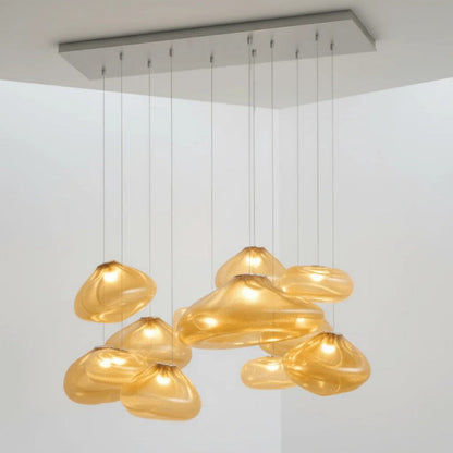Random Glass Pendant Light