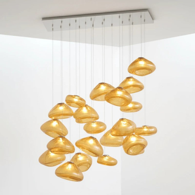Random Glass Pendant Light