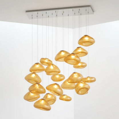 Random Glass Pendant Light