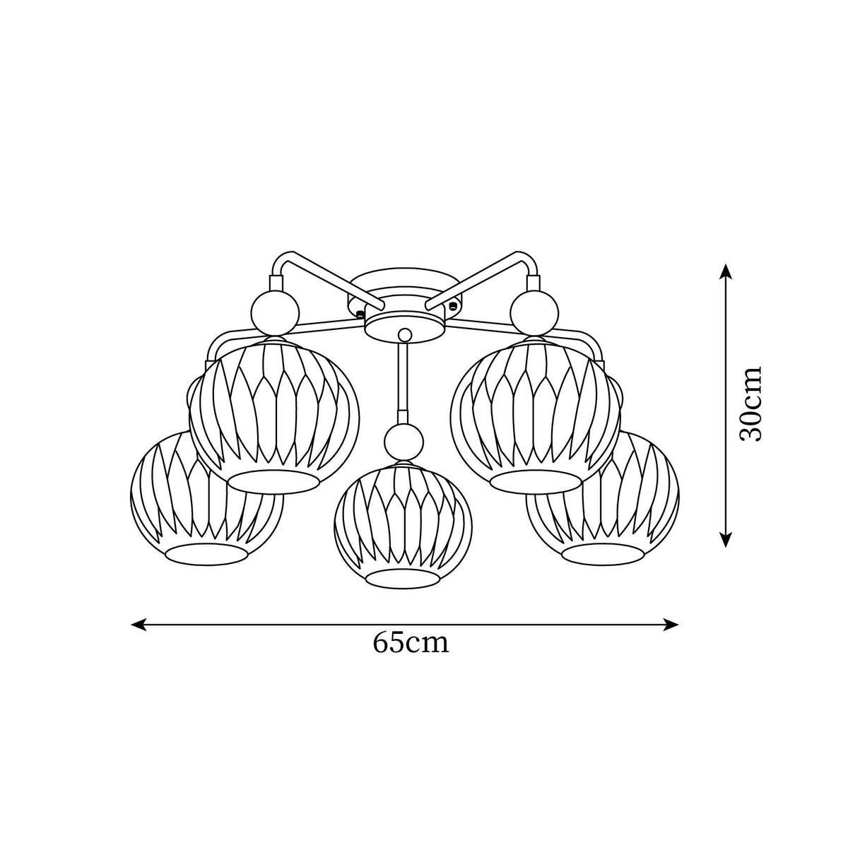Renee Matcha Bloom Ceiling Light