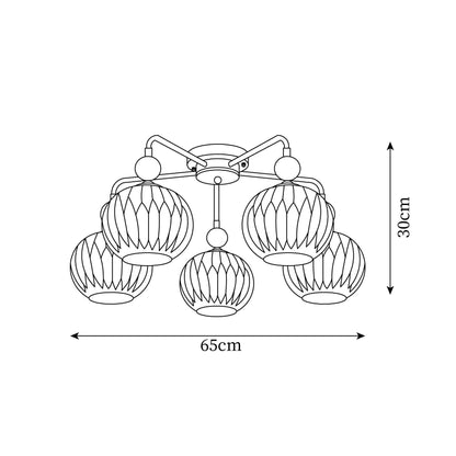 Renee Matcha Bloom Ceiling Light