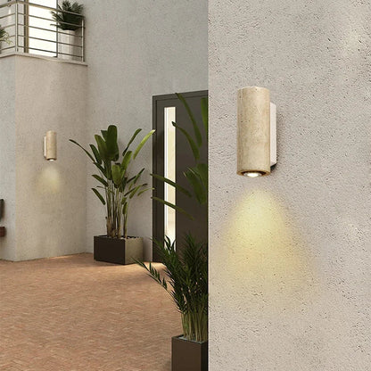 Travino Wabi Sabi Travertine Marble Wall Light
