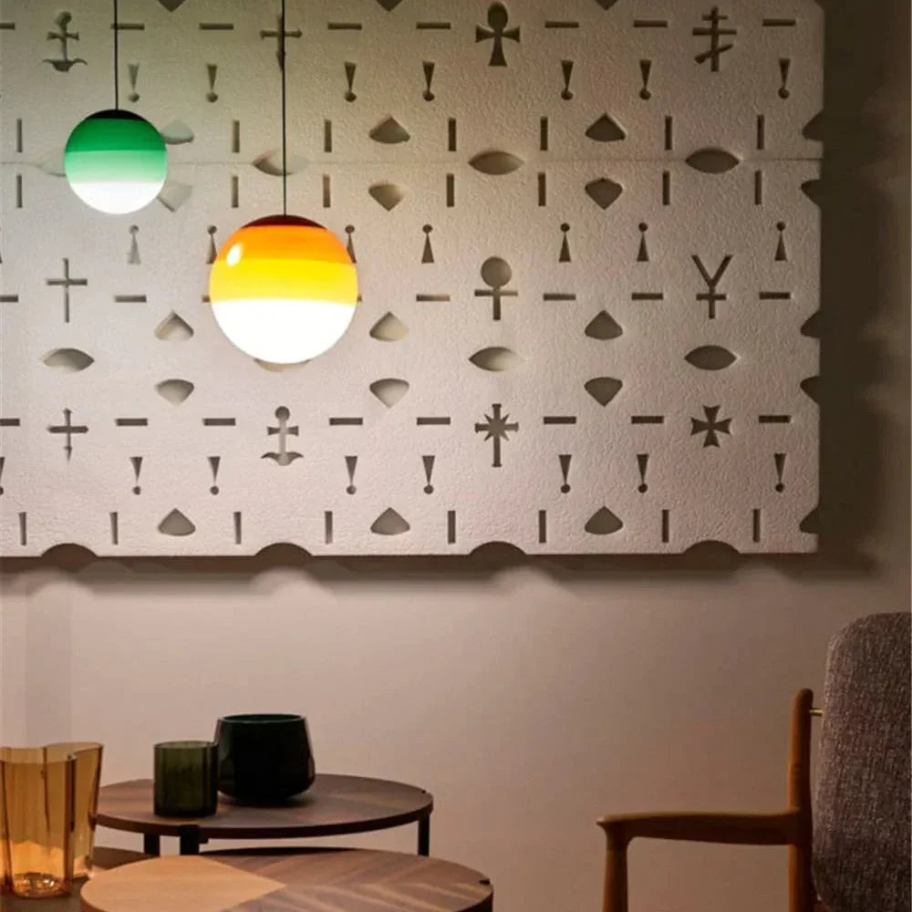 Gradiora Dual Tone Glass Pendant Light