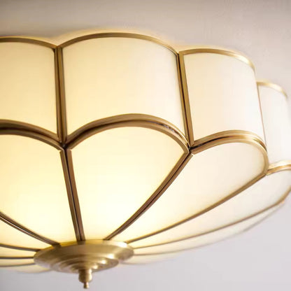 Floreva Frosted Glass Flower Ceiling Light