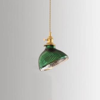 Modern Green Glass Double Pendant Ceiling Light