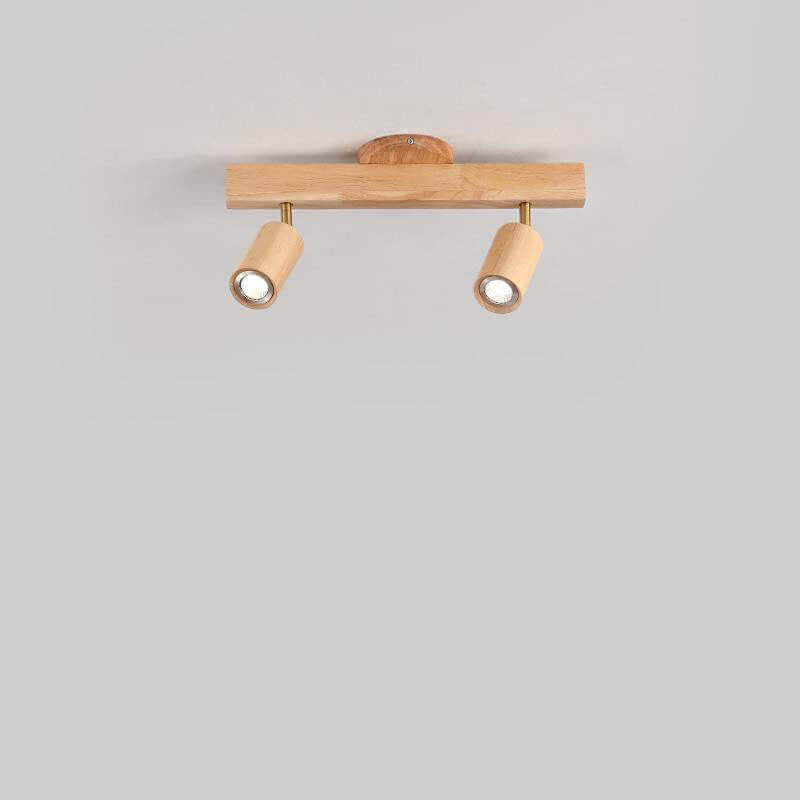 Minimalist Wooden Adjustable Spotlight Ceiling Light