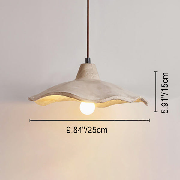 Modern Wavy Ceramic Triple Pendant Light