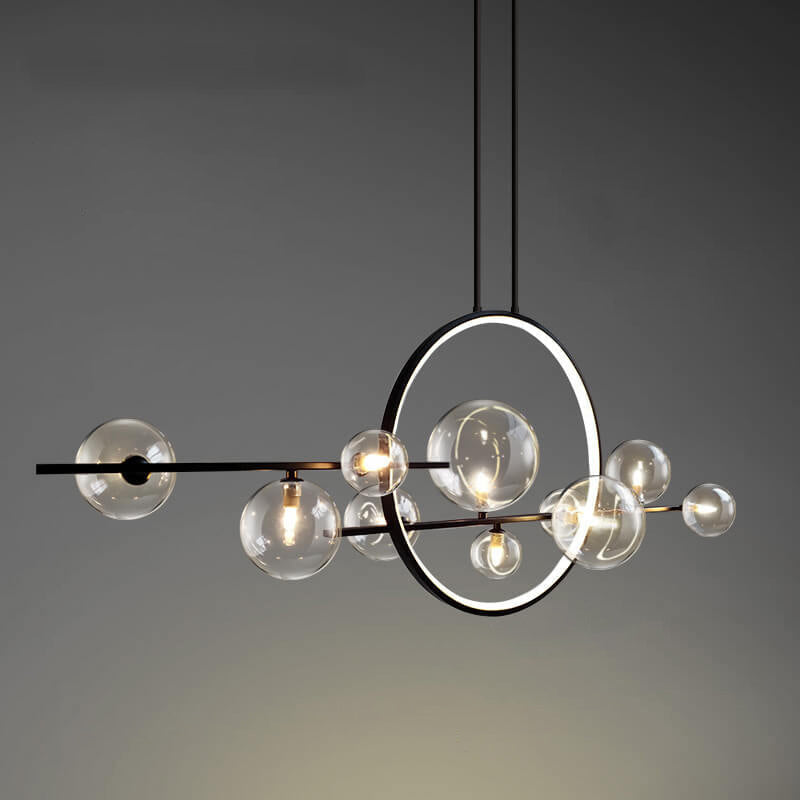 Modern Orb Ring LED Pendant Chandelier