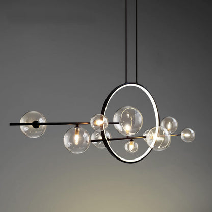 Modern Orb Ring LED Pendant Chandelier
