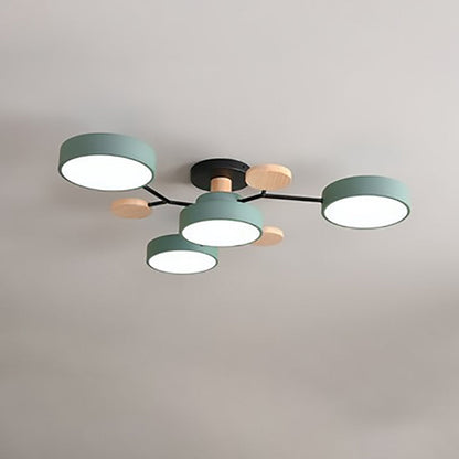 Modern Scandinavian Multi-Branch LED Ceiling Light