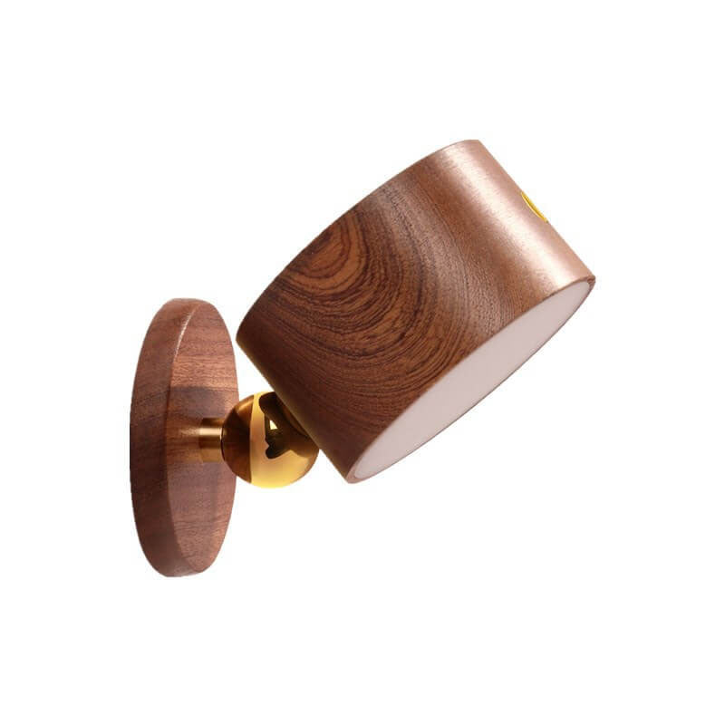 Rechargeable Wooden LED Wall Light