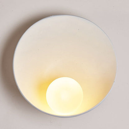 Modern Round Resin Wall Light