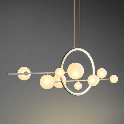 Modern Orb Ring LED Pendant Chandelier