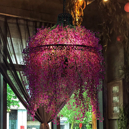 Artificial Hanging Vine Chandelier Pendant Light
