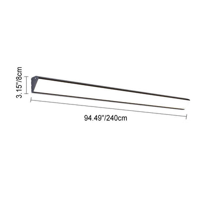 Modern Slim LED Outdoor Wall Light