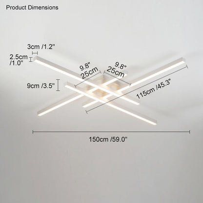 WOMO Simple Low Profile Flush Mount Ceiling Light-WM1004