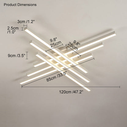 WOMO Simple Low Profile Flush Mount Ceiling Light-WM1004