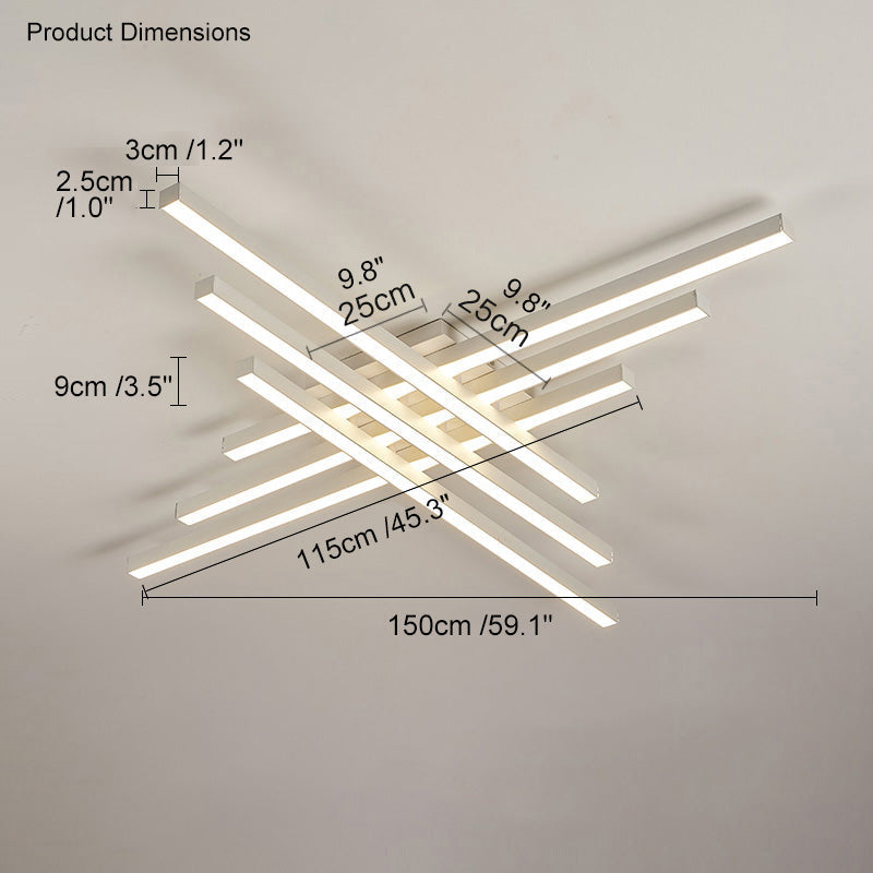 WOMO Simple Low Profile Flush Mount Ceiling Light-WM1004